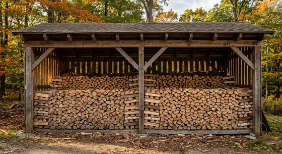 Укладка дров в Ижевске, улица Цветочная, 23